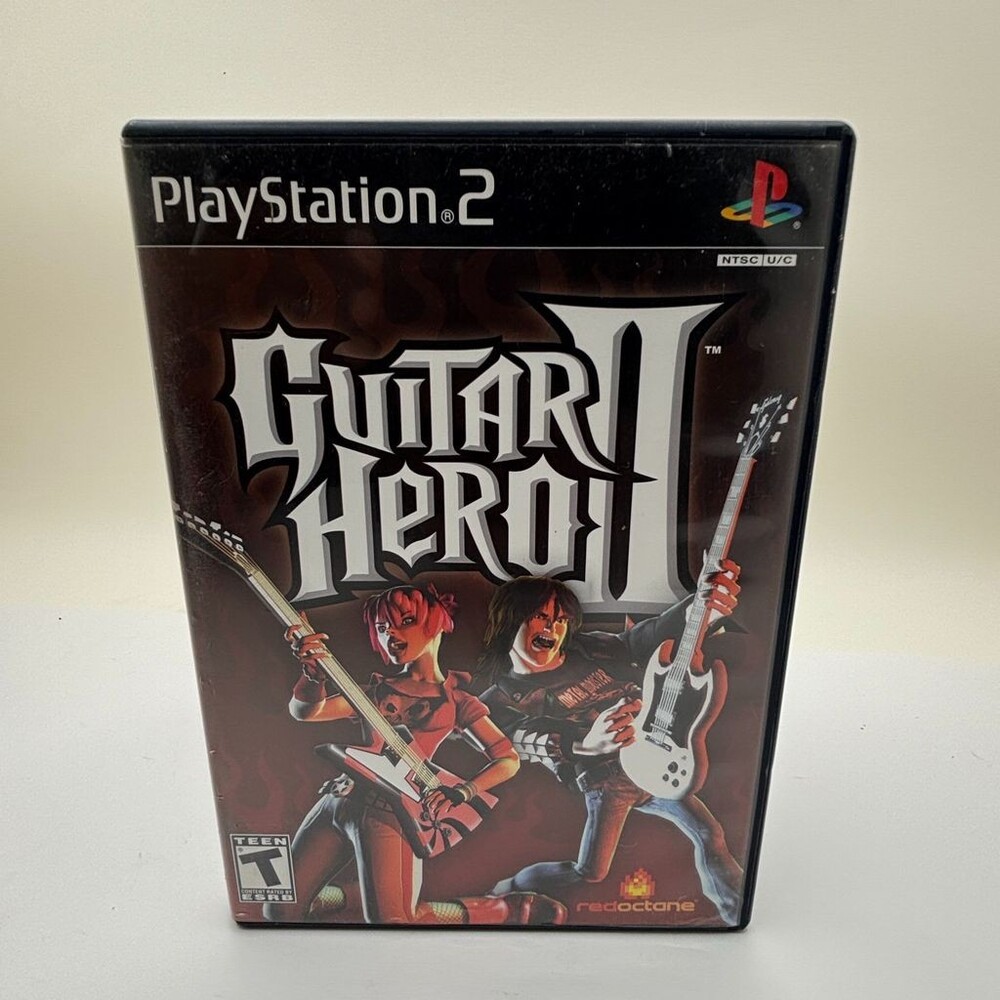 Guitar Hero II PS2 RedOctane (Sony PlayStation 2, 2006) Complete W/ Manual